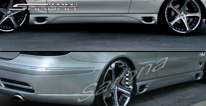 Custom Mercedes CLK Side Skirts  Coupe (2003 - 2009) - $650.00 (Part #MB-028-SS)
